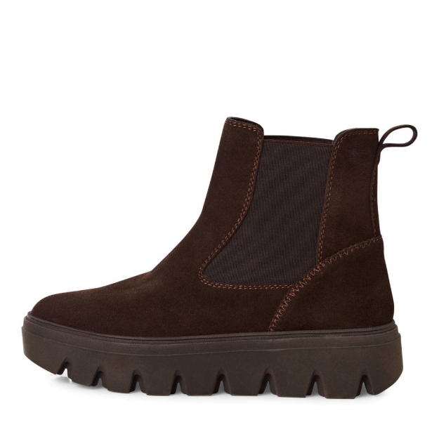 Obrazek Tamaris 1-25405-45-304 Damskie buty za kostkę mocca