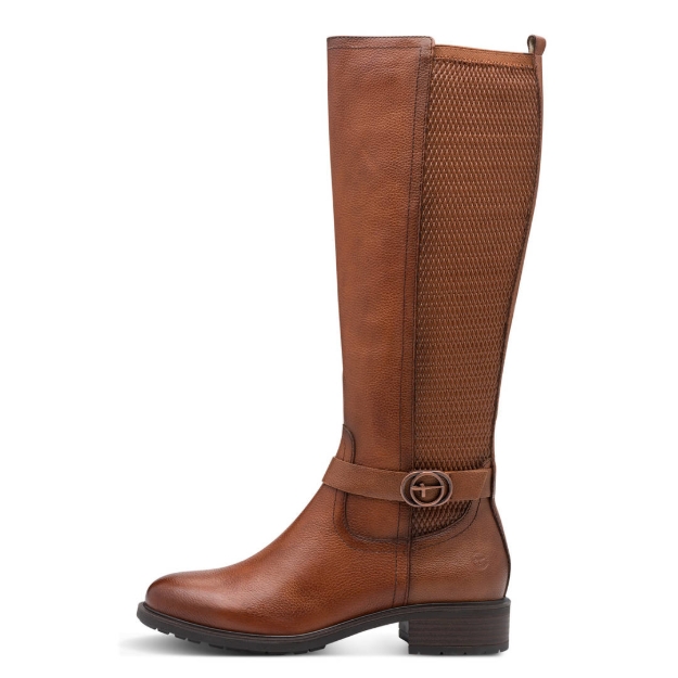 Obrazek Tamaris 1-25618-43-305 Botki damskie brązowe