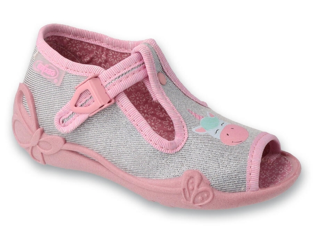 Obrazek Kapcie dziewczęce z jednorożcem BEFADO 213P145