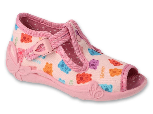 Obrazek BEFADO 213P144 kapcie dziewczęce misie