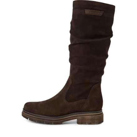 Obrazek Tamaris 1-25606-45-304 Botki damskie mocca