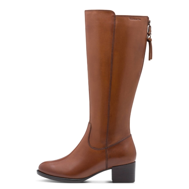 Obrazek Tamaris 1-25539-45-305 Botki damskie brązowe