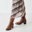 Obrazek Tamaris 1-25539-45-305 Botki damskie brązowe