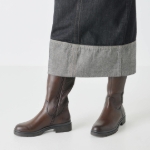 Obrazek Tamaris 1-25625-45-342 Botki damskie brązowe