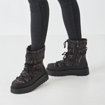 Obrazek Tamaris 1-26846-45-090 Buty śniegowce damskie czarny / lampart