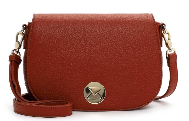 Obrazek Tamaris Gladis 34070-624 Rust Torba damska na ramię czerwona 4 L