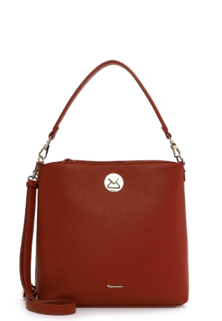 Obrazek Tamaris Gladis 34072-624 Rust Torba damska na ramię czerwona 10 L