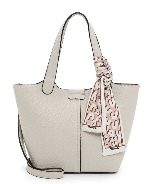 Obrazek Tamaris Georgia 33971-400 Beżowa damska torba na ramię 11 L