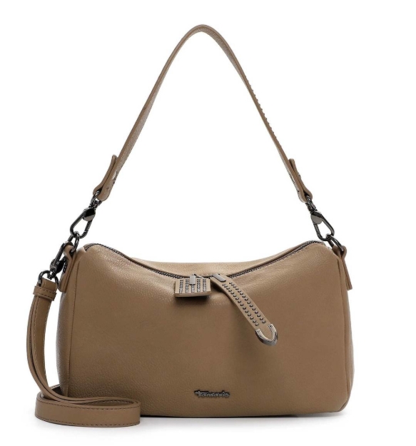 Obrazek Tamaris Glenn 34191-900 Taupe Torba damska na ramię brązowa 4,5 L