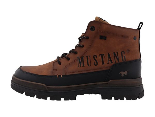 Obrazek Mustang 15M0101004 Męskie buty zimowe za kostkę brązowe