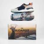 Obrazek Batz Budapest Blue Męskie trampki w kolorze niebieskim