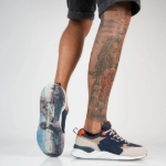 Obrazek Batz Budapest Blue Męskie trampki w kolorze niebieskim