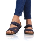 Obrazek Niebieskie damskie kapcie zdrowotne Batz Elba