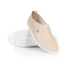 Obrazek Batz Elmira Beige Dámské kožené mokasíny béžové
