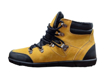 Obrazek Wild 017-26017 Damskie buty za kostkę z pełnej skóry w kolorze musztardowym