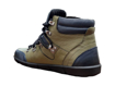Obrazek Wild 017-26017 Damskie skórzane botki za kostkę w kolorze khaki
