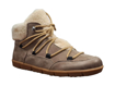 Obrazek Wild 017-26023 Damskie buty za kostkę z pełnej skóry w kolorze kamiennym