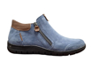 Obrazek Niebieskie półbuty damskie Wild R732 Jeans z pełnej skóry