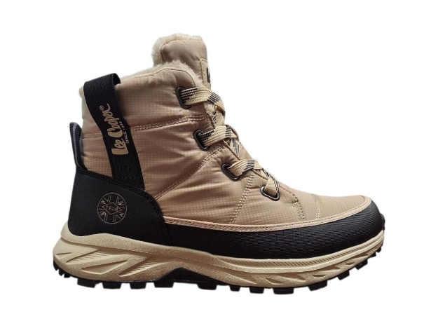 Obrazek Lee Cooper LCJ-25-01-3742L Damskie buty zimowe do kostki beżowe