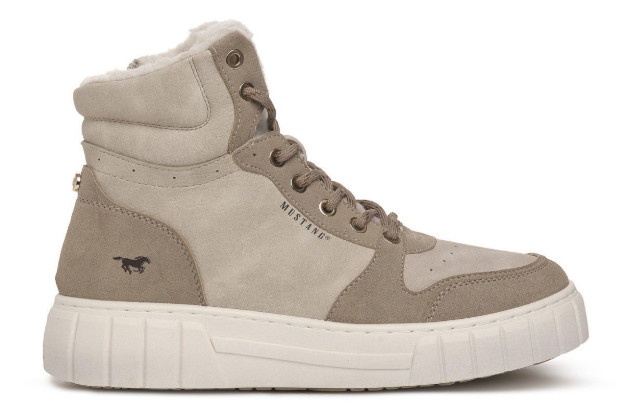Obrazek Mustang 15M0212005 Damskie buty zimowe do kostki beżowe