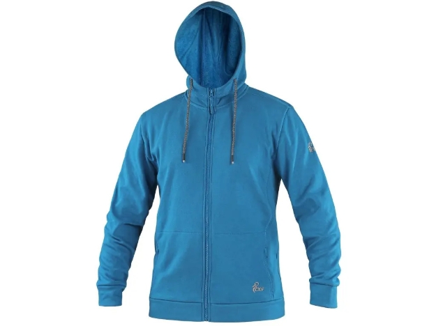 Obrazek Męska bluza z kapturem CXS HARRISON niebieska