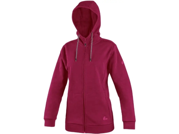 Obrazek Damska bluza z kapturem CXS HARRIET bordowy