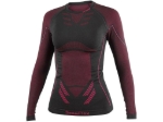 Obrazek Damska koszulka funkcjonalna z długim rękawem CXS SeamFlex LADY czarno-różowa