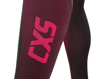 Obrazek Damskie kalesony funkcjonalne CXS SeamFlex LADY czarno-różowe