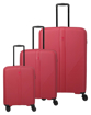 Obrazek Travelite Air Stripe S,M,L Slim Red S: 39 l / M: 75/86 L: 104