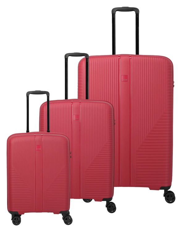 Obrazek Travelite Air Stripe S,M,L Slim Red S: 39 l / M: 75/86 L: 104