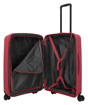 Obrazek Travelite Air Stripe S,M,L Slim Red S: 39 l / M: 75/86 L: 104
