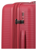 Obrazek Travelite Air Stripe S,M,L Slim Red S: 39 l / M: 75/86 L: 104