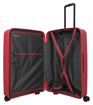 Obrazek Travelite Air Stripe S,M,L Slim Red S: 39 l / M: 75/86 L: 104