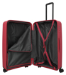 Obrazek Travelite Air Stripe S,M,L Slim Red S: 39 l / M: 75/86 L: 104
