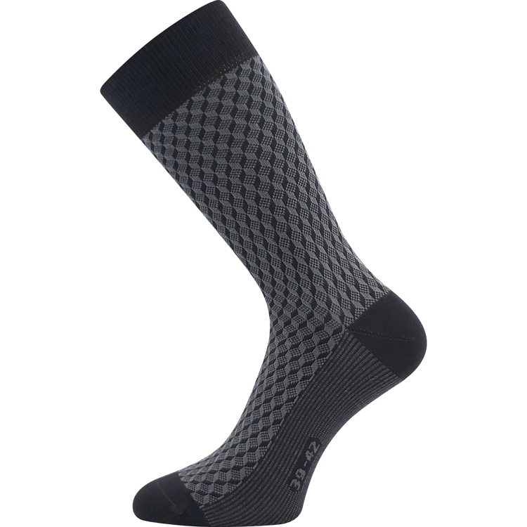 Obrazek LONKA Męskie skarpety socjalne ZERYK z bawełną DARK GRAY WITH (3 pary)