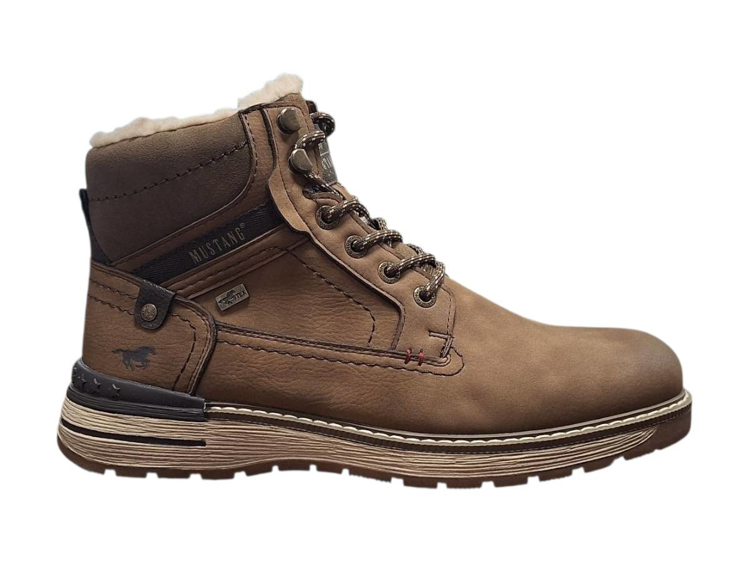 Obrazek Mustang 15M0011001 Męskie buty zimowe za kostkę w kolorze brązowym