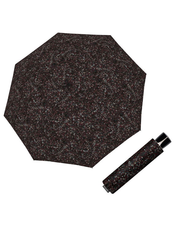 Obrazek DOPPLER Mini Fiber Spotlight czarny - damski parasol składany