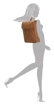 Obrazek Enrico Benetti Kate Backpack Camel