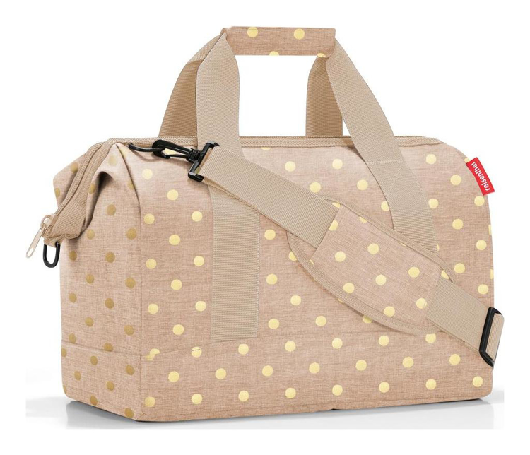 Obrazek Reisenthel Allrounder M Metallic Dots Coffee 18 L
