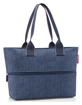 Obrazek Reisenthel Shopper E1 Herringbone Dark Blue 12/18 L