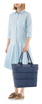 Obrazek Reisenthel Shopper E1 Herringbone Dark Blue 12/18 L