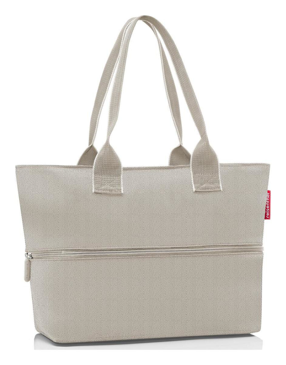 Obrazek Reisenthel Shopper E1 Herringbone Sand 12/18 L