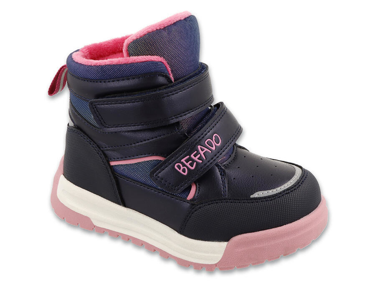 Obrazek BEFADO 169X040 zimowy FROST niebiesko-różowy