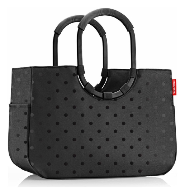 Obrazek Reisenthel Loopshopper L Frame Glossy dots black 25