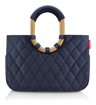 Obrazek Reisenthel Loopshopper M Frame Rhombus Midnight Gold 12 L