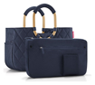 Obrazek Reisenthel Loopshopper M Frame Rhombus Midnight Gold 12 L