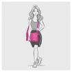 Obrazek Enrico Benetti Suzie 66845 Fuchsia