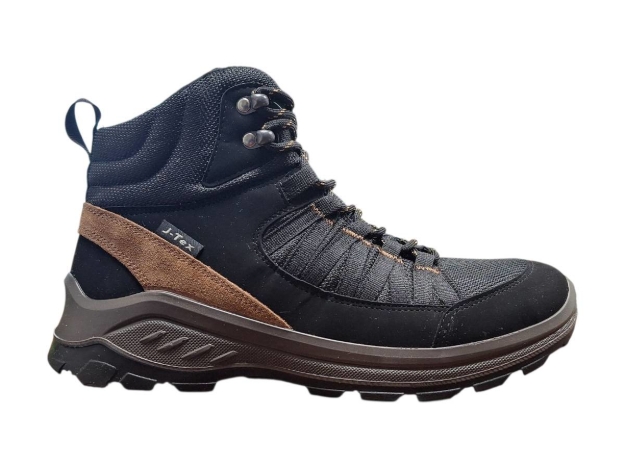 Obrazek Jacalu A2828z61 Męskie buty zimowe za kostkę czarne