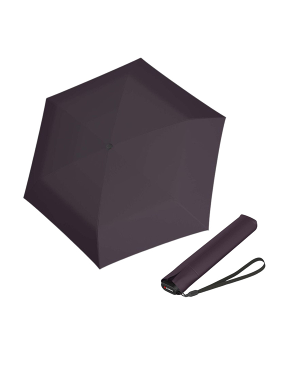 Obrazek Knirps US.050 ultra light slim manual Plum - lehký skládací plochý deštník