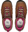 Obrazek KEEN Targhee IV MID WP damskie buty trekkingowe bison/beaujolais